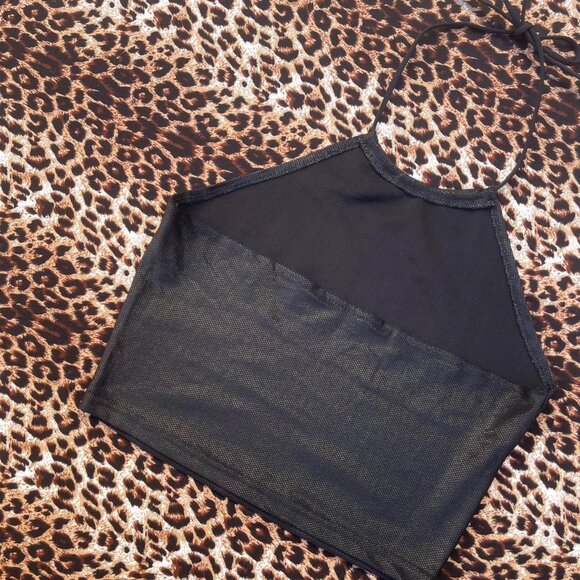 vintage 90s halter top - Picture 4 of 8